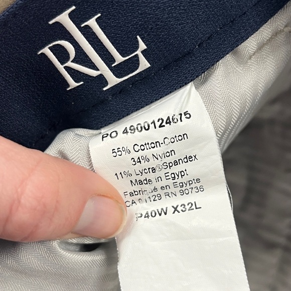 Ralph Lauren LRL Black Label Mens Dress Pants Size 40 Inseam 32 Quiet Luxury - Picture 3 of 9